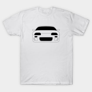 Toyota Supra MK4 Black Outline T-Shirt